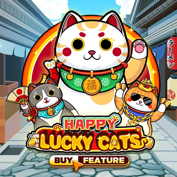 Microgaming : Happy Lucky Cats - AUTOCUAN777