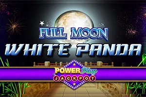Playtech : Full Moon: White Panda PowerPlay Jackpot - AUTOCUAN777