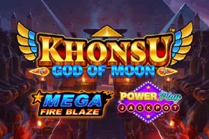 Playtech : Mega Fire Blaze: Khonsu God of Moon PowerPlay Jackpot - AUTOCUAN777